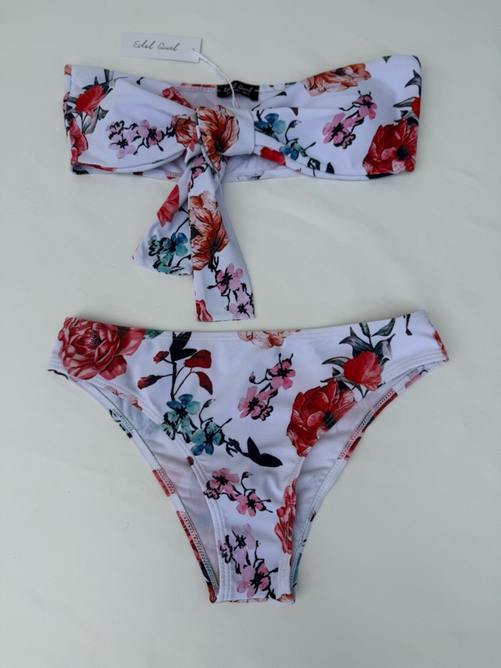 πΈβοΈ NWT Sexy Floral 3-Piece Bikini & Shorts Set β Edelqual ππ - Picture 11 of 13